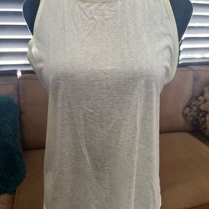 Lululemon light yellow tank size 6